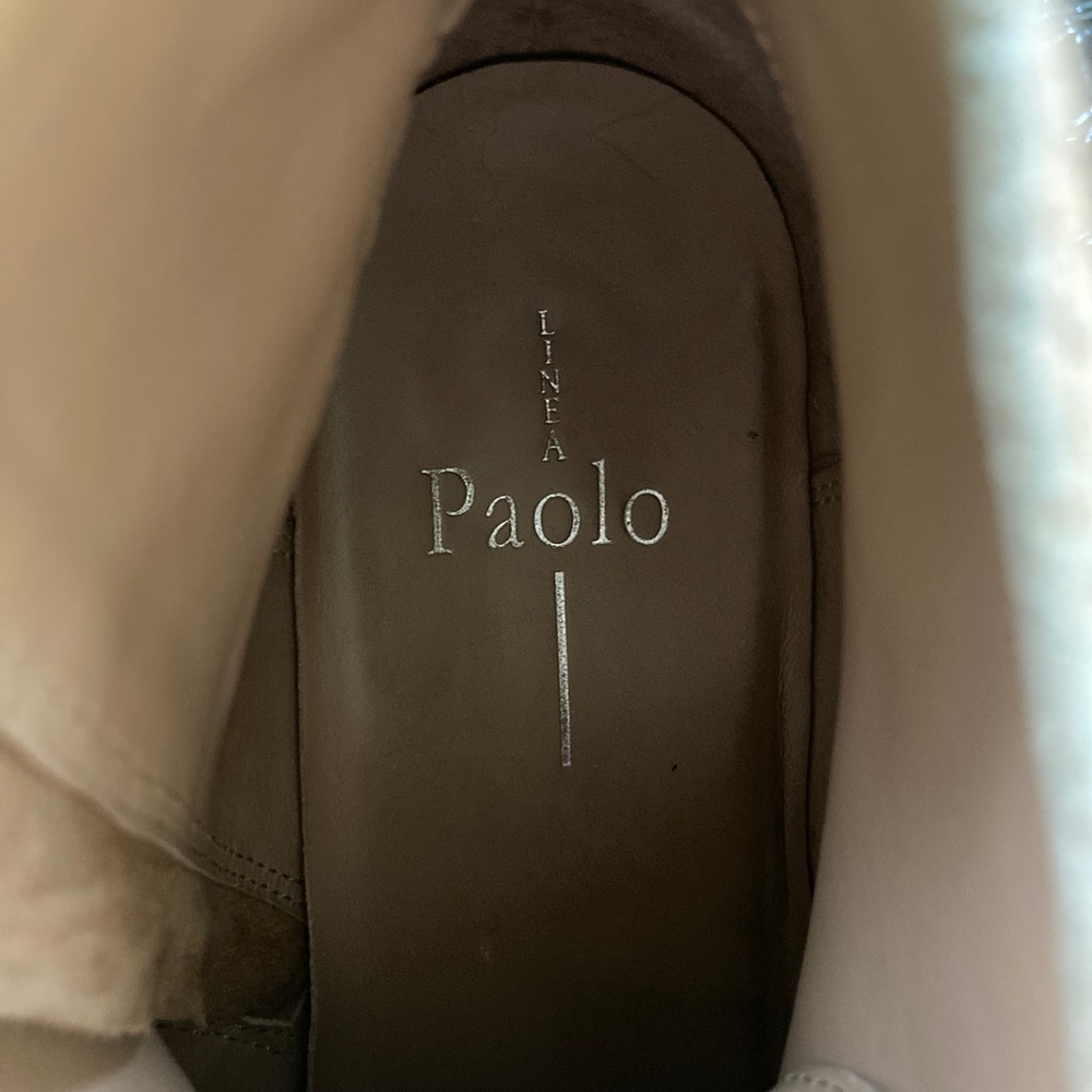 Linea Paolo tan suede booties 7 1/2 W - Picture 3 of 16